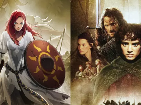 O Senhor dos Anéis em A Guerra dos Rohirrim e A Sociedade do Anel