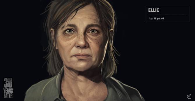 Ellie 30 anos após The Last of Us 2.