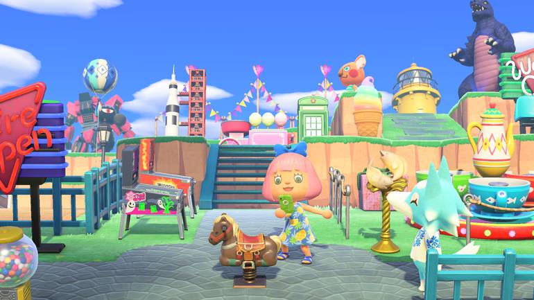Cavalinho de Animal Crossing: New Horizons.