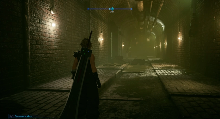 Image of the runner in Final Fantasy 7 Remake on PS4