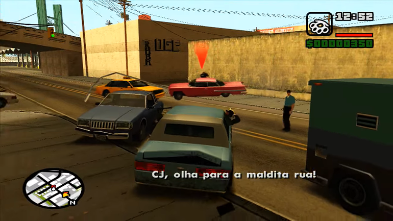 Grand Theft Auto San Andreas PS2 Dublado