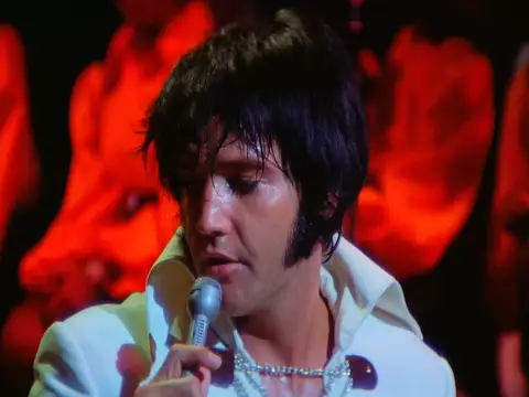 Foto de Elvis Presley no documentário EPiC: Elvis Presley in Concert/Reprodução