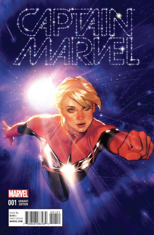 Capitã Marvel homenageia passado zoado em capa com seus melhores