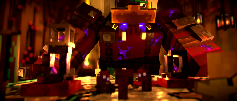 imagem de gameplay de minecraft legends