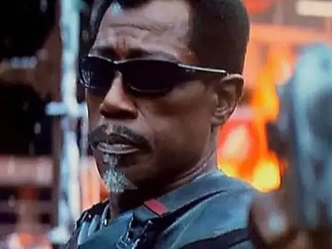 Wesley Snipes como Blade em Deadpool & Wolverine (Reprodução)