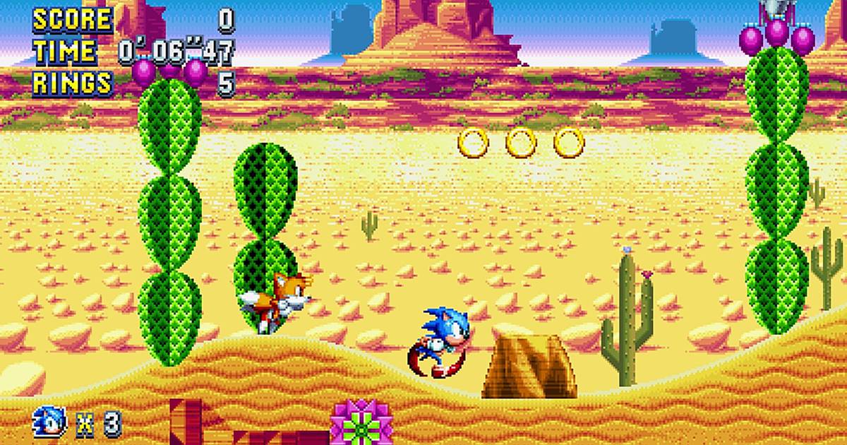 Sonic Mania, novo game da Sega, chega no dia 15 de agosto, revela trailer -  Games - Fera