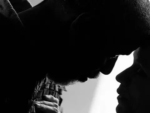 Denzel Washington e Frances McDormand em foto de The Tragedy of Macbeth (Divulgação)