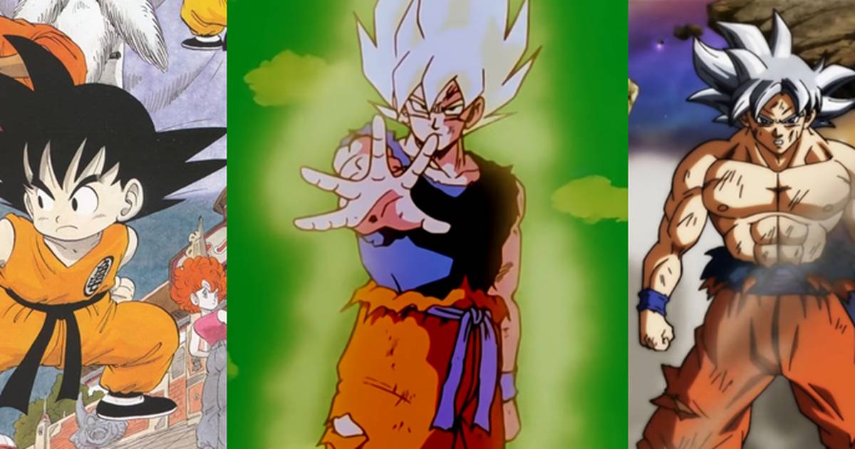 Dragon Ball  Relembre a evolução de Goku ao longo da saga