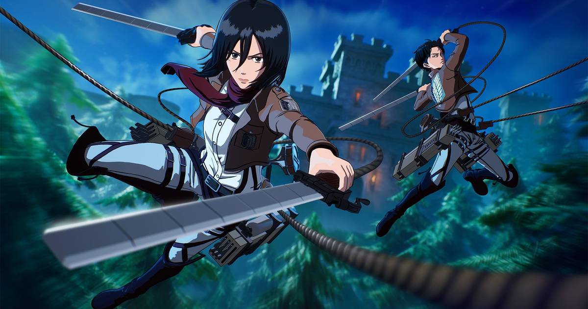 Attack on Titan divulga novas artes de Levi e Mikasa