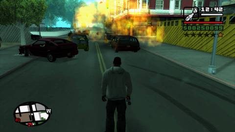 Jogando GTA san Andreas no Android!!!! 