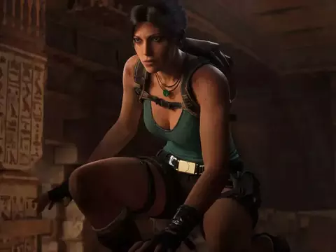 Tomb Raider Legacy of Atlantis | Lara Croft luta contra velociraptor em gameplay