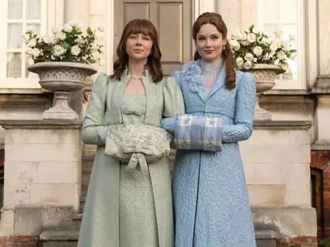 Francesca y Eloise en Bridgerton (Cortesía de Netflix)