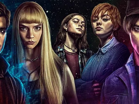 Montagem Omelete com personagens de Os Novos Mutantes