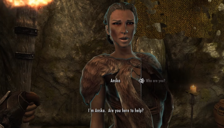 Anska em Skyrim.