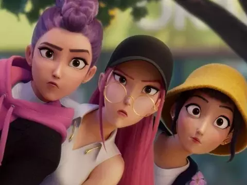 Cena de Guerreiras do K-Pop (Reprodução)