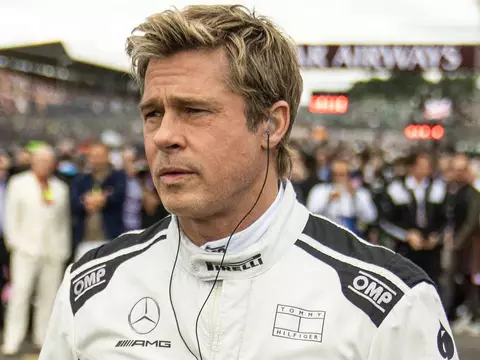 Foto de Brad Pitt, protagonista de Heart of the Beast, filme que ganhou trailer na CinemaCon 2026/Apple TV/Reprodução