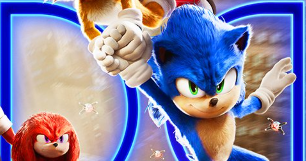 Sonic 2 destaca Knuckles, Tails e o ouriço azul em novo pôster; veja