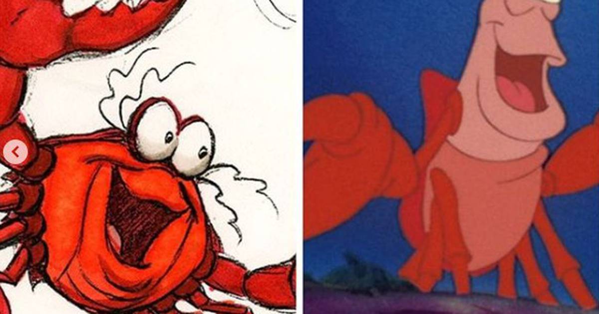 Antes E Depois Veja Artes Conceituais De Bichinhos Da Disney