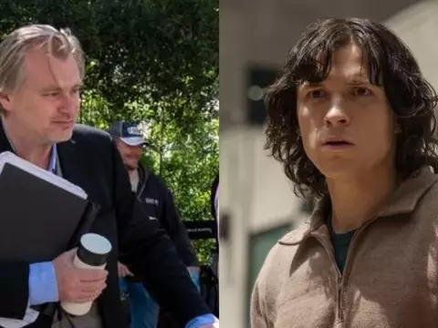 Christopher Nolan e Tom Holland
