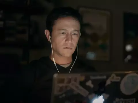 Joseph Gordon-Levitt em cena de Super Pumped (Showtime/Divulgação)