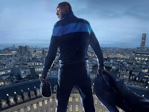 Omar Sy como Lupin (Netflix/Reprodução)