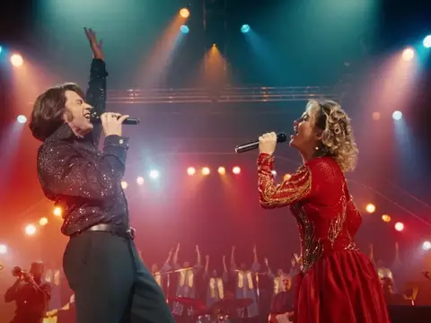 Cena de Song Sung Blue: Um Sonho a Dois (Reprodução)