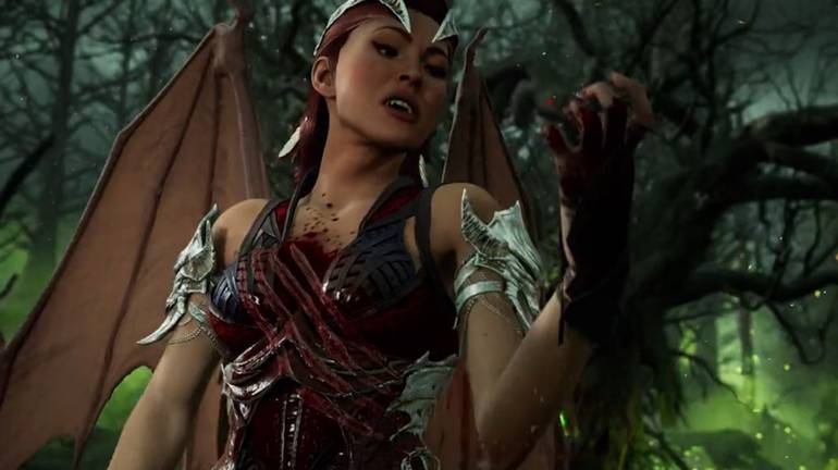 imagem de gameplay de nitara em mortal kombat 1