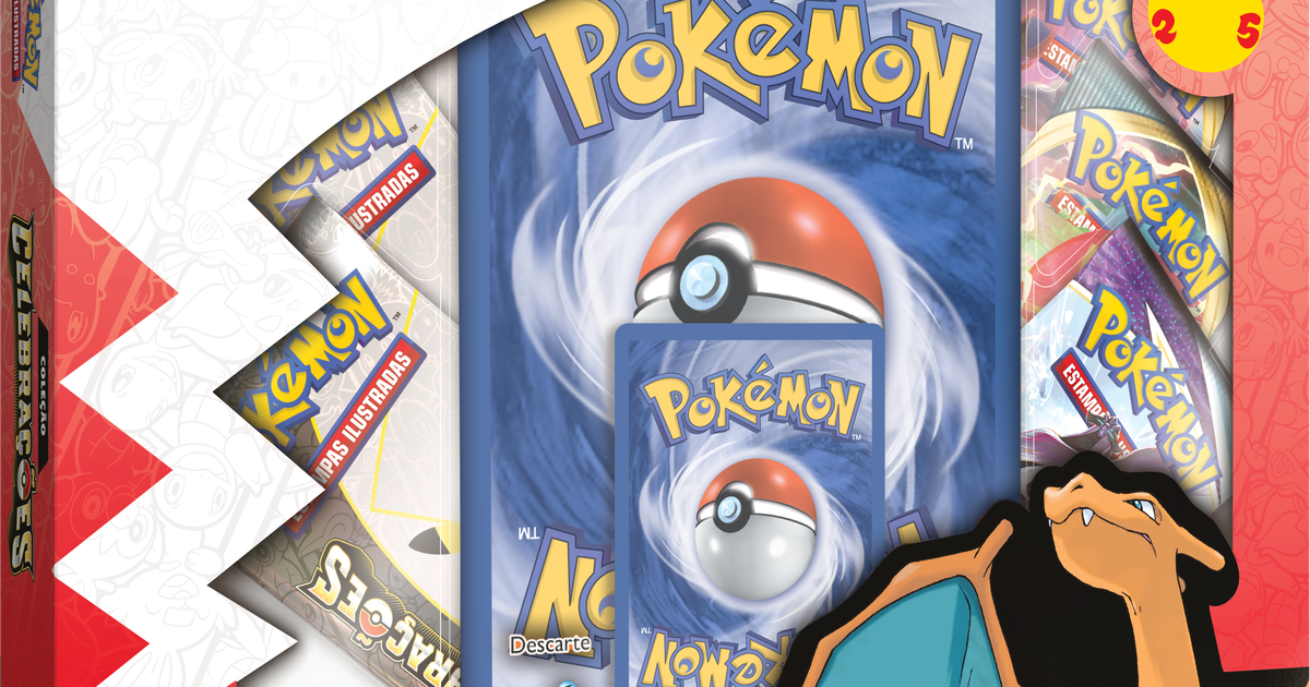 Comemorando os 25 anos com Celebrações do Pokémon Estampas Ilustradas