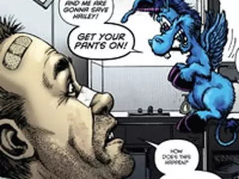 Happy! | HQ de Natal com unicórnios de Grant Morrison vai virar filme