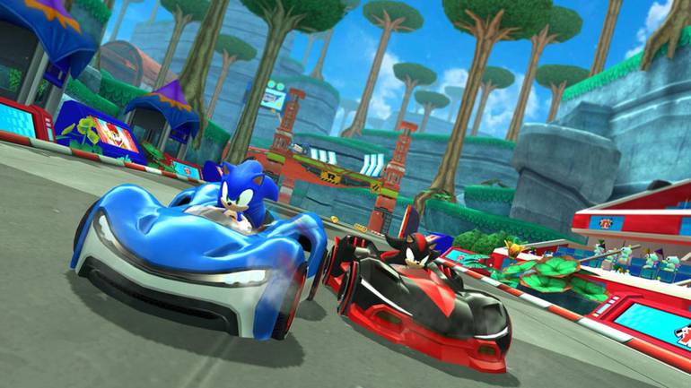 Imagem de divulgação de Sonic Racing