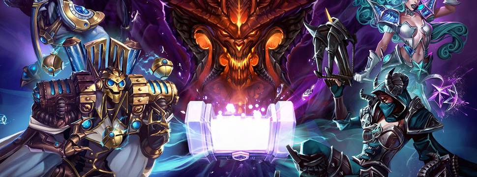 Revelada arte de Heroes of the Storm, com vários personagens