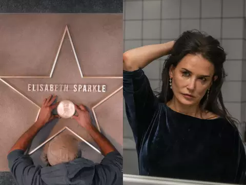 Demi Moore ganha estrela na calçada da fama de Hollywood