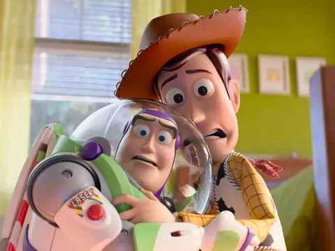 Foto de Woody e Buzz em Toy Story 5