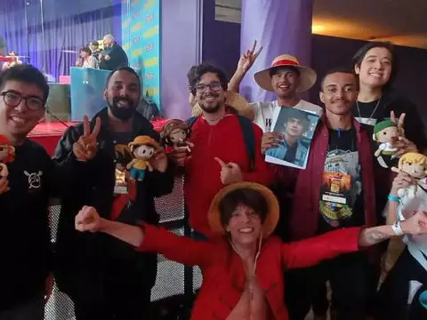 Fãs de One Piece no TUDUM (Pedro Henrique Ribeiro/Omelete)