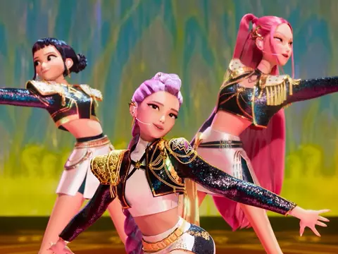 Arte de Guerreiras do K-Pop, filme que vai além das telas/Reprodução