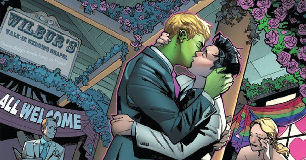 Wiccano e Hulkling se casam em nova HQ da Marvel