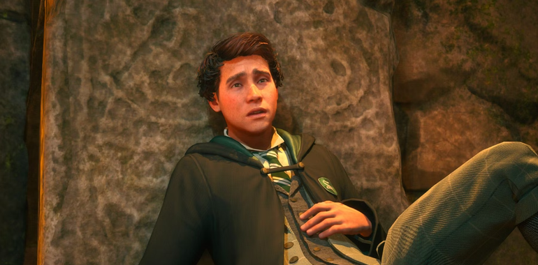 imagem de gameplay de hogwarts legacy