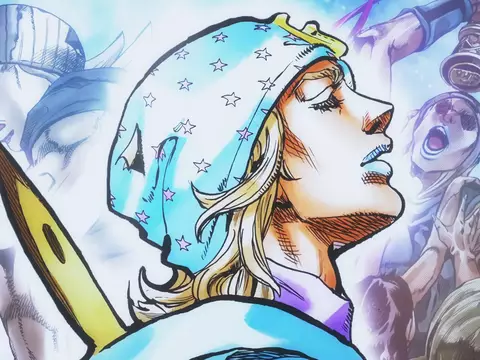 Arte de Steel Ball Run, a nova parte de Jojo's Bizarre Adventure/Netflix/Reprodução