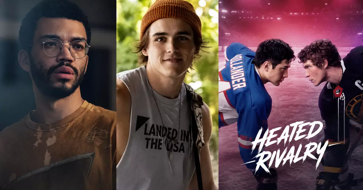 Heated Rivalry escala novo casal para a 2ª temporada, com os atores Justice Smith e Charlie Gillespie
