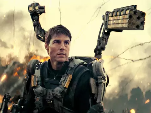 Tom Cruise, em cena de No Limite do Amanhã