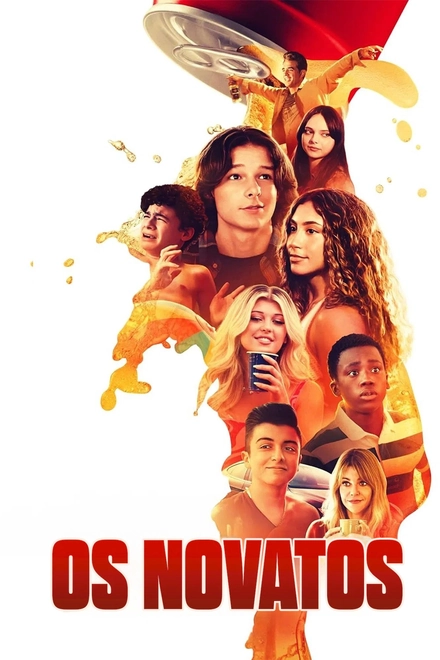 Pôster oficial de Os Novatos