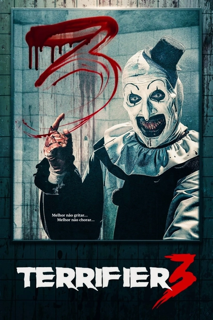Pôster oficial de Terrifier 3