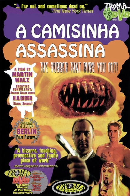 Pôster oficial de A Camisinha Assassina