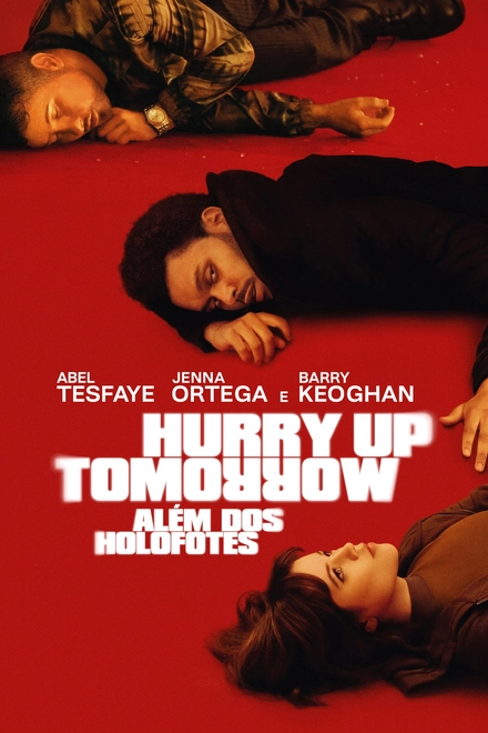 Pôster oficial de Hurry Up Tomorrow: Além dos Holofotes