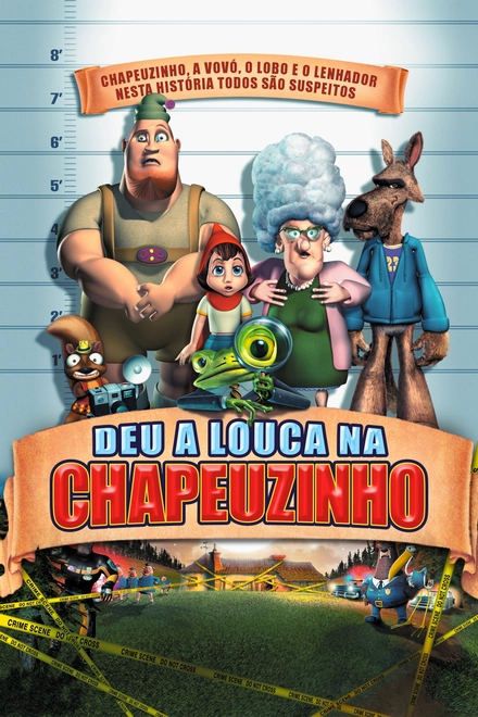 Pôster oficial de Deu a Louca na Chapeuzinho