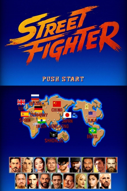 Pôster oficial de Street Fighter