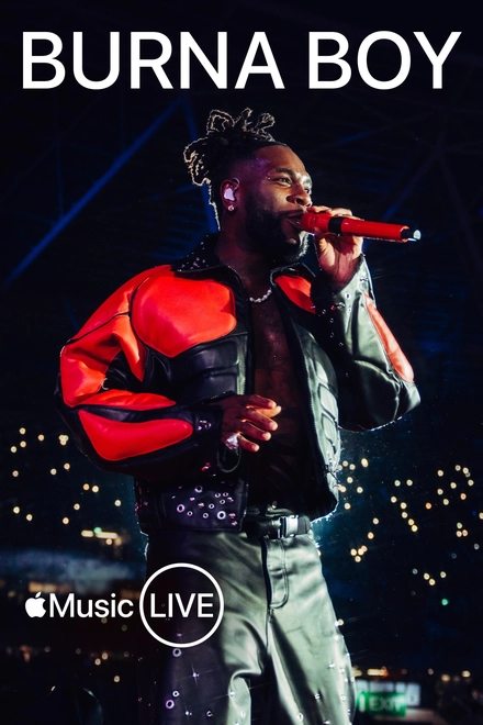 Pôster oficial de Apple Music Live: Burna Boy
