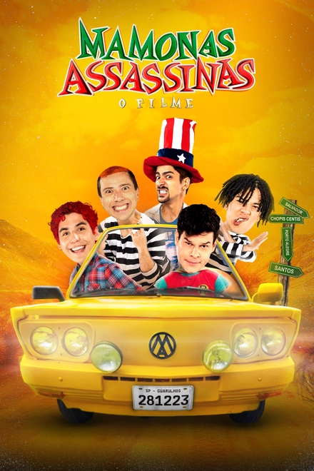 Pôster oficial de Mamonas Assassinas: O Filme