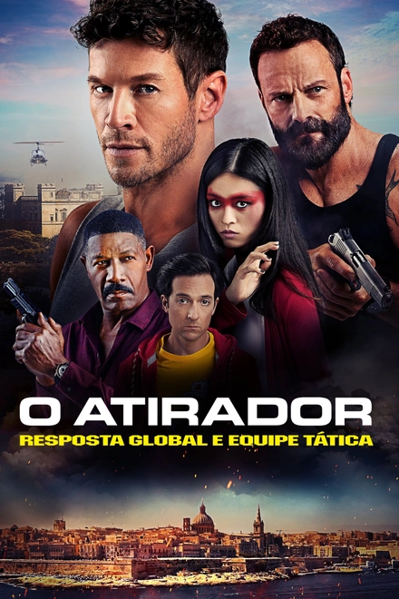 Pôster oficial de O Atirador: Resposta Global e Equipe Tática