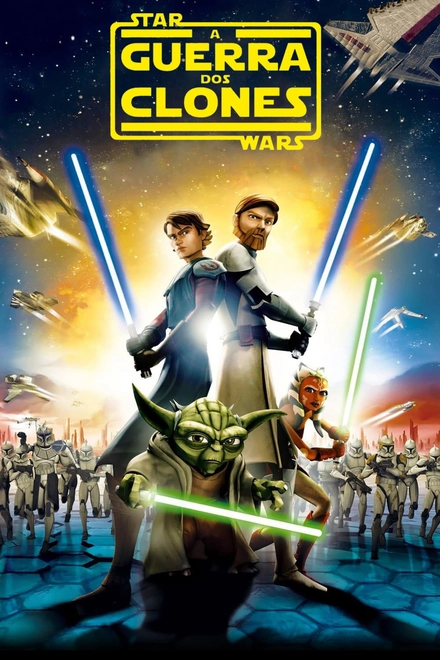 Pôster oficial de Star Wars: A Guerra dos Clones